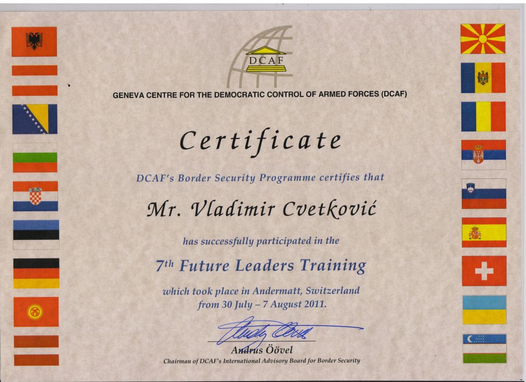 Prof. Dr. Vladimir M. Cvetković – Disaster Risk Management Expert Vladimir M. Cvetković – Expertise in Disaster Risk Management and Security