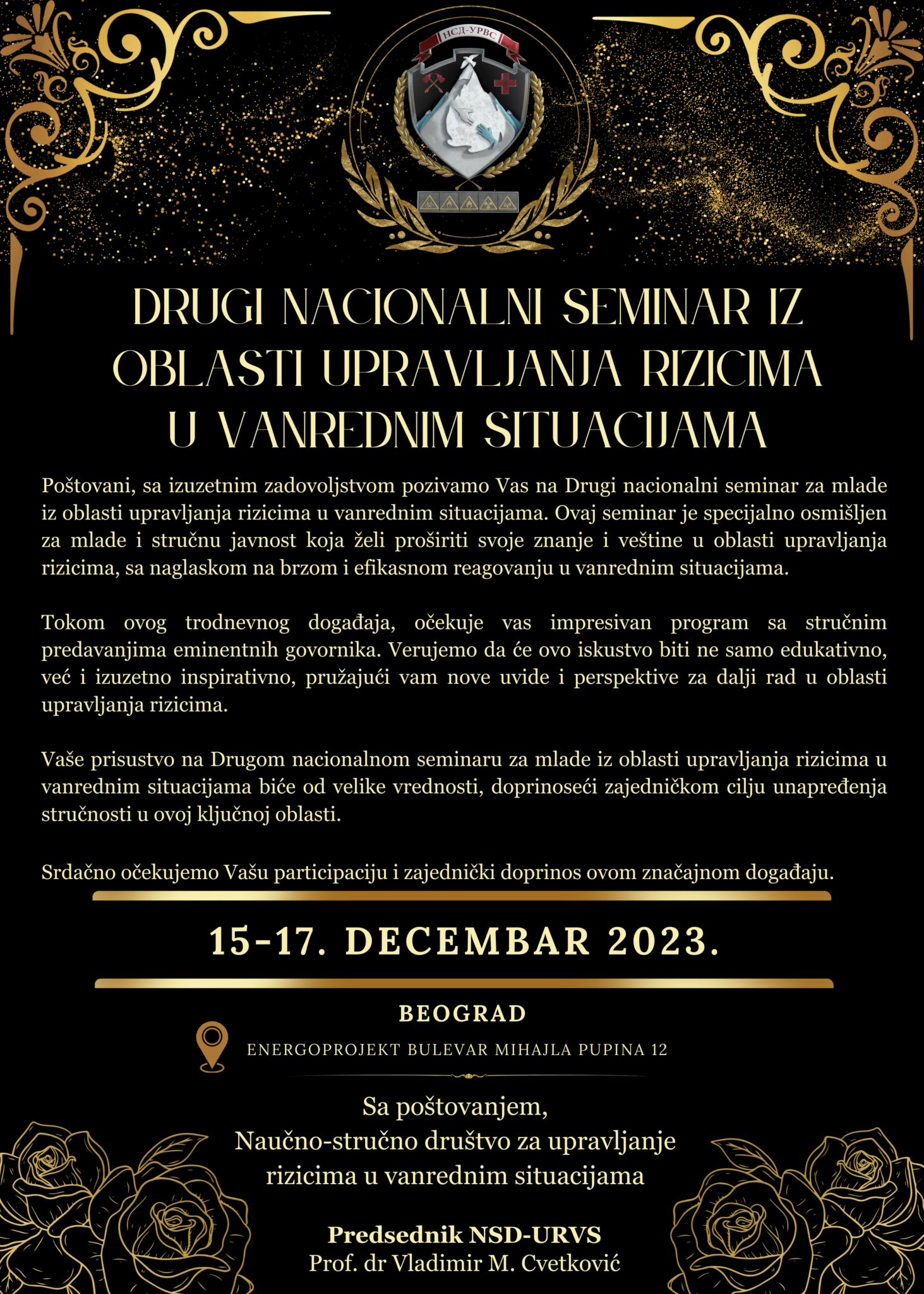 Pozivnica za goste seminara