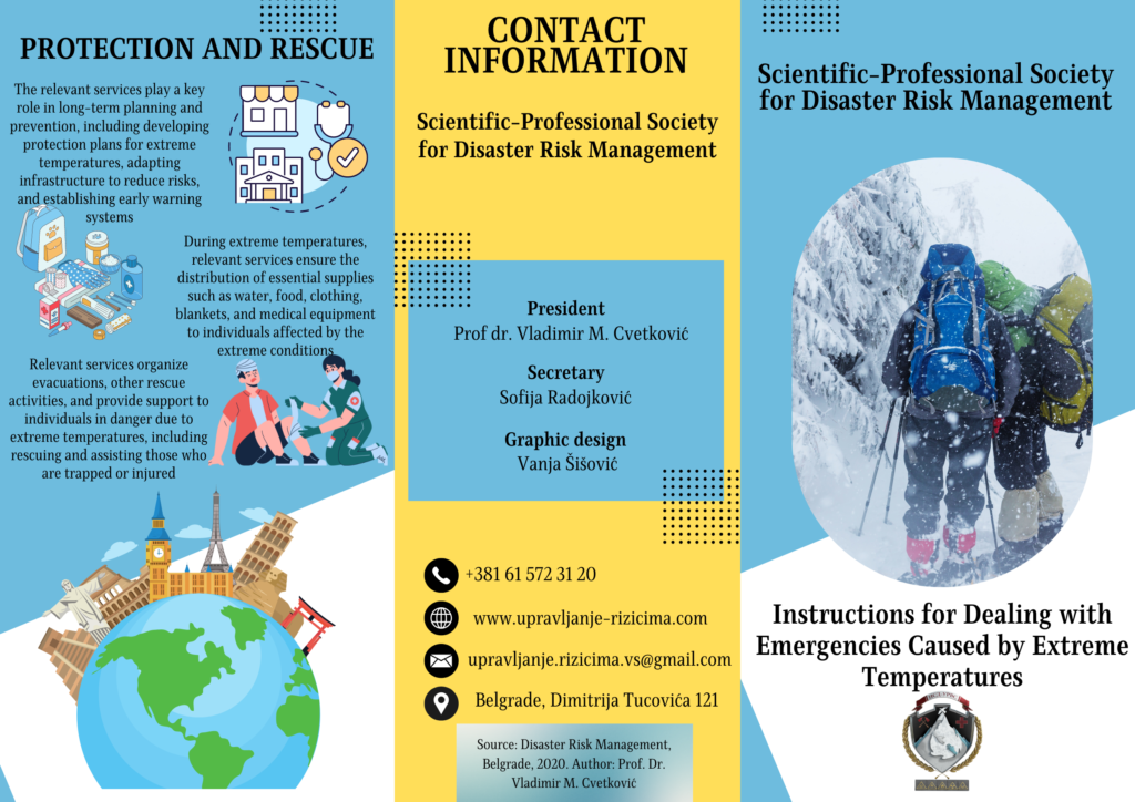Prof. Dr. Vladimir M. Cvetković – Disaster Risk Management Expert Vladimir M. Cvetković – Expertise in Disaster Risk Management and Security