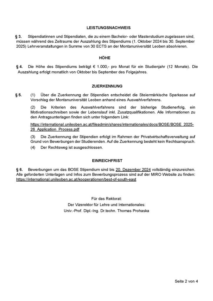 MBL 332425 - Best of South-East (BOSE) Stipendium D_EN _Page_1, Prof. Dr. Vladimir M. Cvetkovic